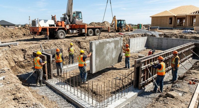 Cement Foundation Installation in Fort Wayne, IN