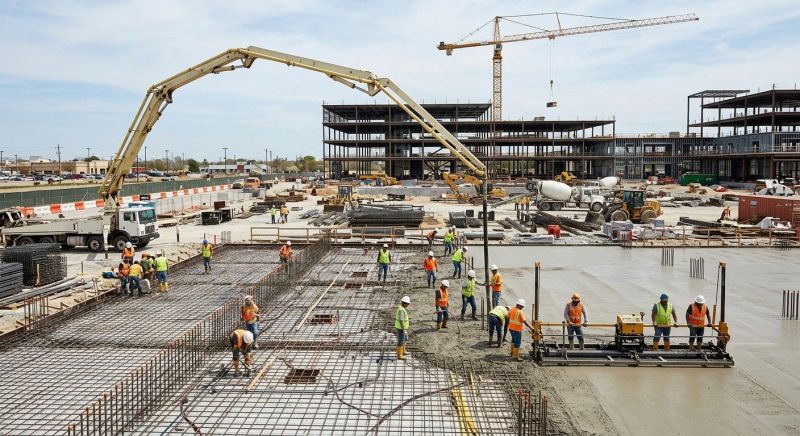 Commercial Slab Construction in San Jose, CA