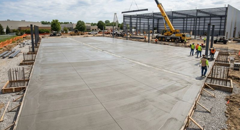 Commercial Slab Installation in Alexandria, VA