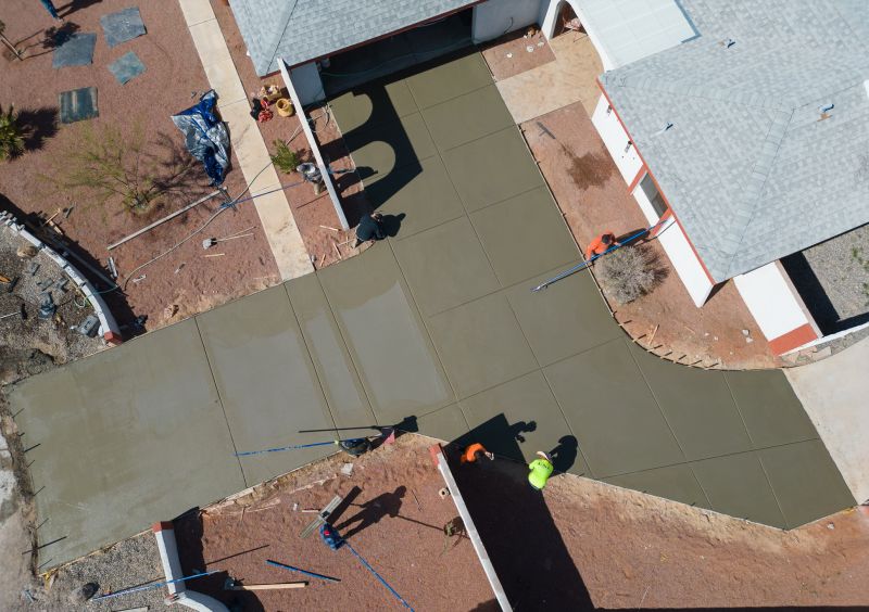 Concrete Driveway with Decorative Finish