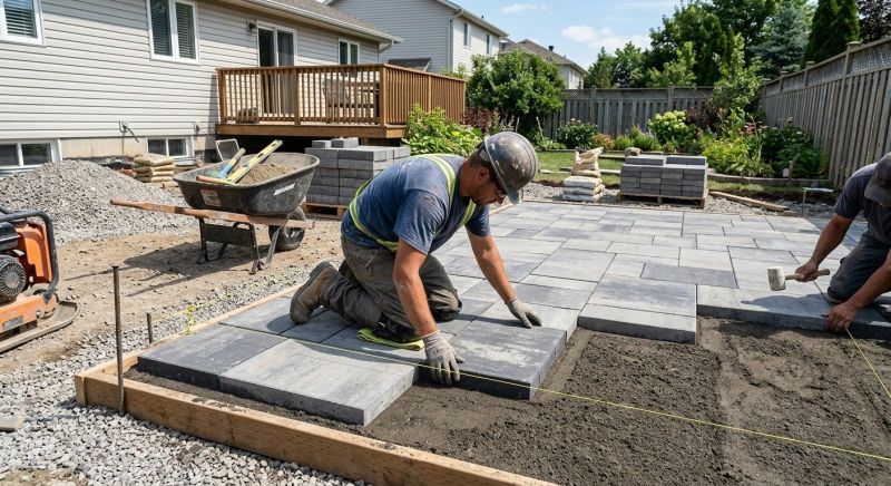 Sidewalk Pavers Installation in Fairfield County, CT