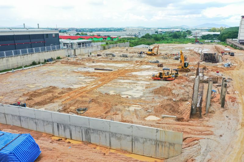 Construction Equipment on Site